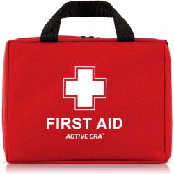 EHBO-tas met 220 items - inclusief oogspoeling